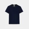 Herren-T-Shirt aus Stretch-Piqué mit gestreiftem Kragen Herren-T-Shirt aus Stretch-Piqué mit gestreiftem Kragen