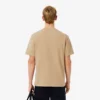 Herren-T-Shirt mit geripptem Kragen aus Petit Piqué Herren-T-Shirt mit geripptem Kragen aus Petit Piqué