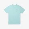 Herren-T-Shirt mit geripptem V-Ausschnitt in langer Passform Herren-T-Shirt mit geripptem V-Ausschnitt in langer Passform