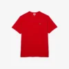Herren-T-Shirt mit geripptem V-Ausschnitt in langer Passform Herren-T-Shirt mit geripptem V-Ausschnitt in langer Passform