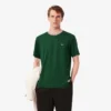 Herren-T-Shirt mit Streifen am Kragen, hergestellt in Frankreich Herren-T-Shirt mit Streifen am Kragen, hergestellt in Frankreich