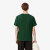 Herren-T-Shirt mit Streifen am Kragen, hergestellt in Frankreich Herren-T-Shirt mit Streifen am Kragen, hergestellt in Frankreich