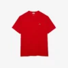 Herren-T-Shirt mit V-Ausschnitt und weiter Passform aus Pima-Baumwolle Herren-T-Shirt mit V-Ausschnitt und weiter Passform aus Pima-Baumwolle