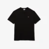 Herren-T-Shirt mit V-Ausschnitt und weiter Passform aus Pima-Baumwolle Herren-T-Shirt mit V-Ausschnitt und weiter Passform aus Pima-Baumwolle