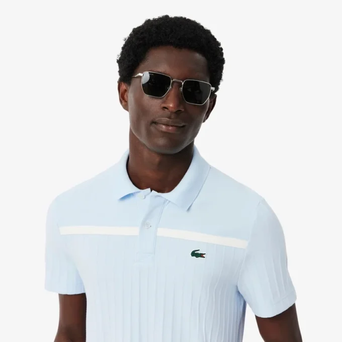 Herren-Tennis-Heritage-Poloshirt mit Ultra Dry-Emblem