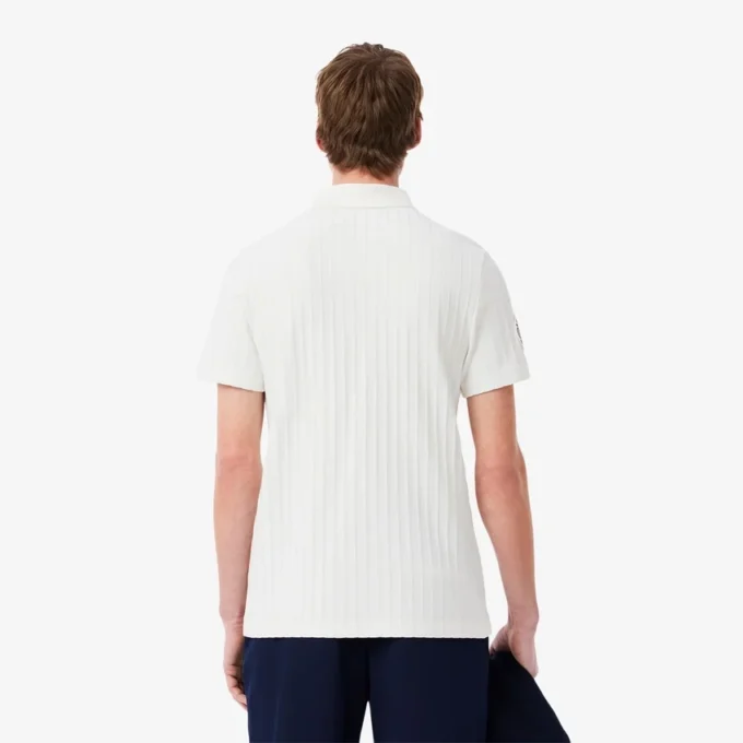 Herren-Tennis-Heritage-Poloshirt mit Ultra Dry-Emblem