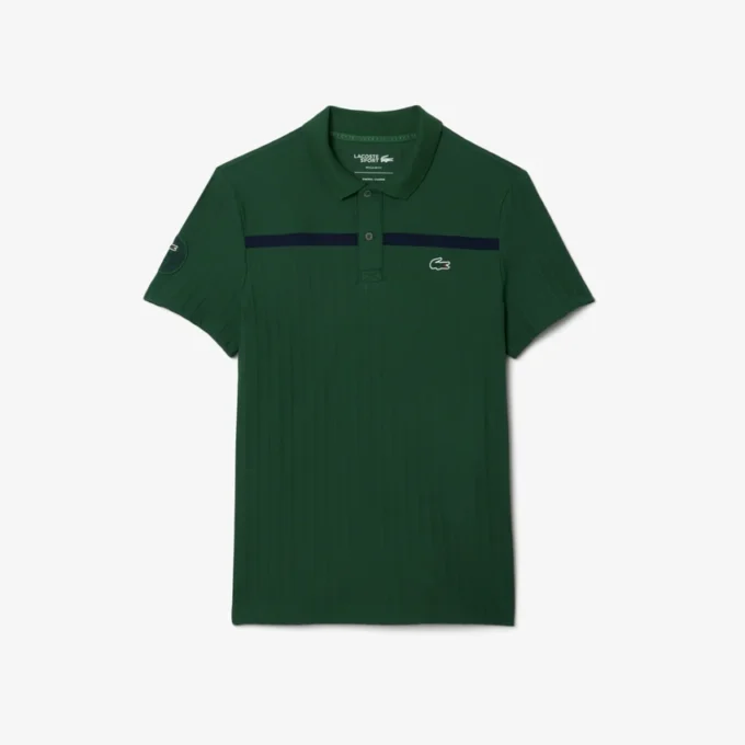 Herren-Tennis-Heritage-Poloshirt mit Ultra Dry-Emblem