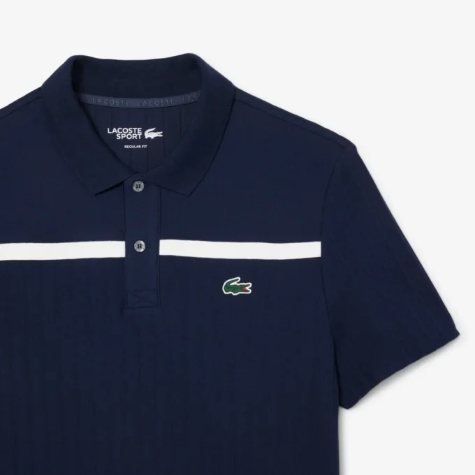 Herren-Tennis-Heritage-Poloshirt mit Ultra Dry-Emblem
