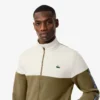 Herren-Tennis-Sweatshirt mit Reißverschluss und Farbblock-Design Herren-Tennis-Sweatshirt mit Reißverschluss und Farbblock-Design
