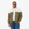 Herren-Tennis-Sweatshirt mit Reißverschluss und Farbblock-Design Herren-Tennis-Sweatshirt mit Reißverschluss und Farbblock-Design