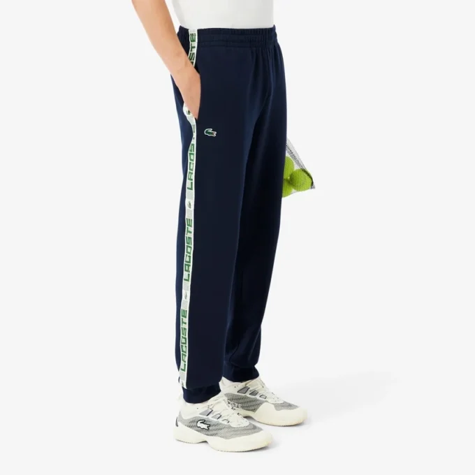 Herren-Trainingsanzug mit Tennis-Logo-Streifen Herren-Trainingsanzug mit Tennis-Logo-Streifen