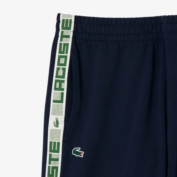 Herren-Trainingsanzug mit Tennis-Logo-Streifen Herren-Trainingsanzug mit Tennis-Logo-Streifen