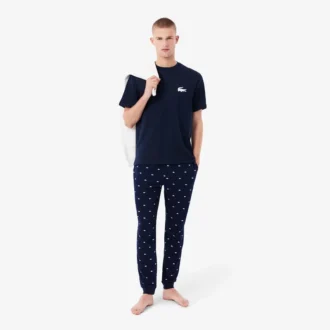 Herren-Unterhemd aus Baumwolle mit Krokodil-Print Herren-Unterhemd aus Baumwolle mit Krokodil-Print