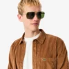 Herren-Velourshemd in Regular Fit