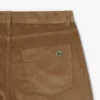 Herren-Velourshose mit 5 Taschen und geradem Schnitt Herren-Velourshose mit 5 Taschen und geradem Schnitt