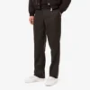 Herren-Wollhose mit geradem Schnitt und Chevron-Muster Herren-Wollhose mit geradem Schnitt und Chevron-Muster