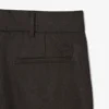 Herren-Wollhose mit geradem Schnitt und Chevron-Muster Herren-Wollhose mit geradem Schnitt und Chevron-Muster
