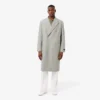 Herren-Wollmantel mit Chevron-Muster und doppelter Knopfleiste Herren-Wollmantel mit Chevron-Muster und doppelter Knopfleiste
