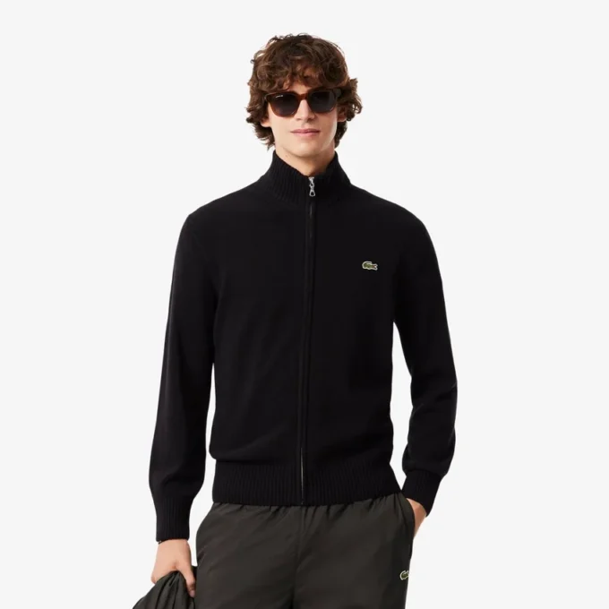 Herren-Wollpullover mit Reißverschluss Herren-Wollpullover mit Reißverschluss