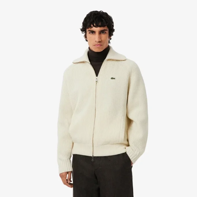 Herren-Wollpullover mit Reißverschluss Herren-Wollpullover mit Reißverschluss