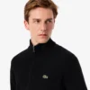 Herren-Wollpullover mit Reißverschluss und hohem Kragen Herren-Wollpullover mit Reißverschluss und hohem Kragen