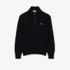 Herren-Wollpullover mit Reißverschluss und hohem Kragen Herren-Wollpullover mit Reißverschluss und hohem Kragen