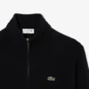 Herren-Wollpullover mit Reißverschluss und hohem Kragen Herren-Wollpullover mit Reißverschluss und hohem Kragen