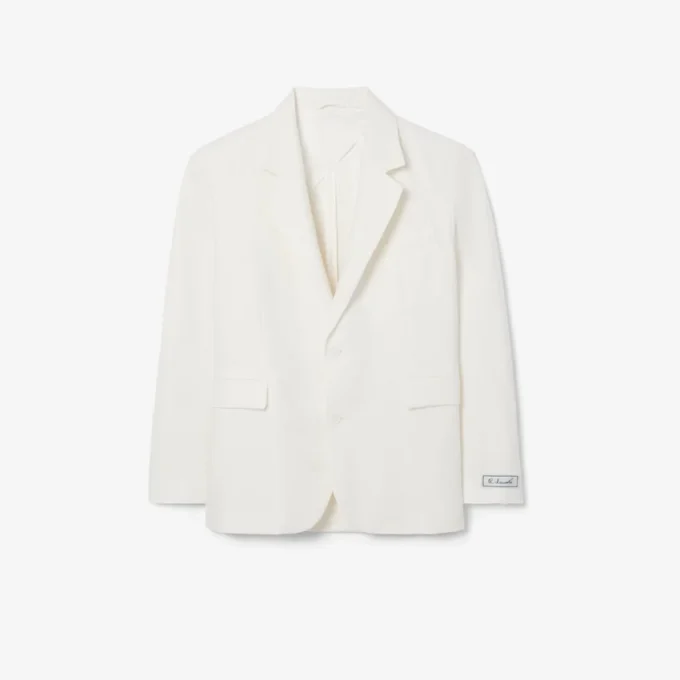 Herrenblazer aus Leinenmischung