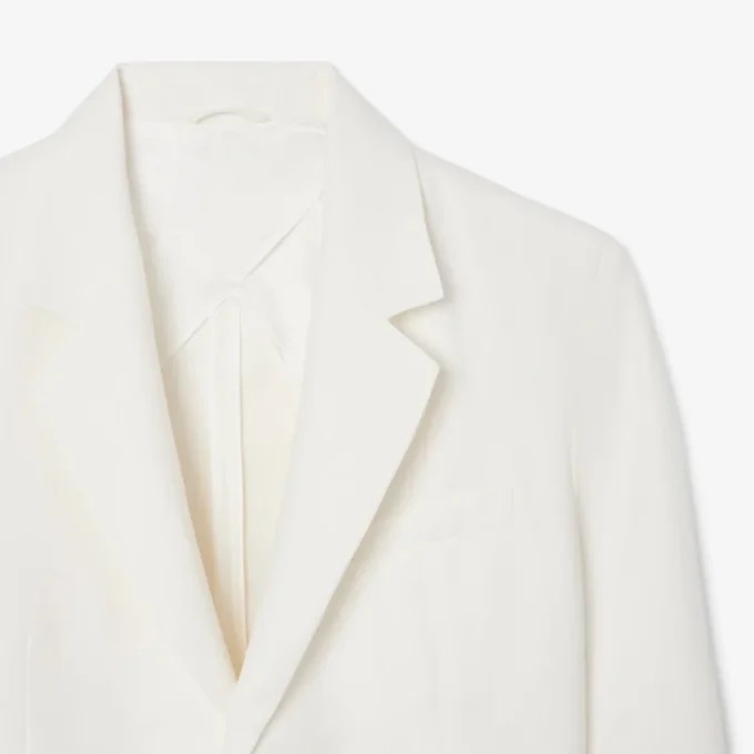 Herrenblazer aus Leinenmischung