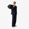 Herrenhose aus gefilzter Wolle mit gerader Passform Herrenhose aus gefilzter Wolle mit gerader Passform