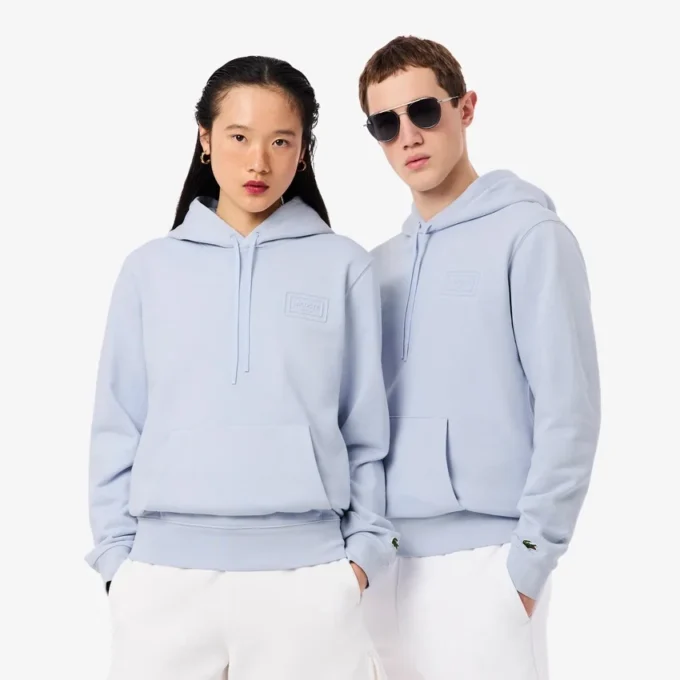 Hoodie mit geprägtem Logo Hoodie mit geprägtem Logo