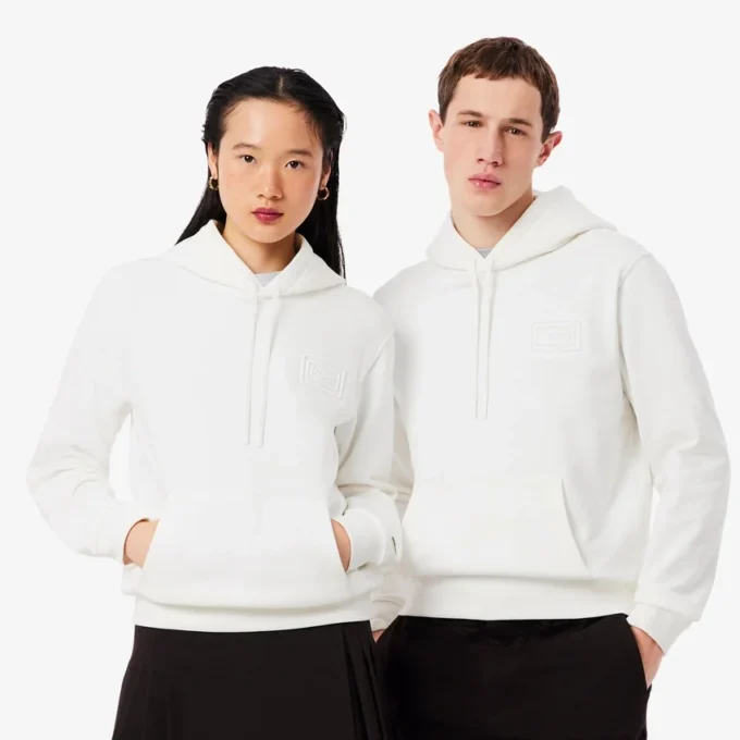 Hoodie mit geprägtem Logo Hoodie mit geprägtem Logo