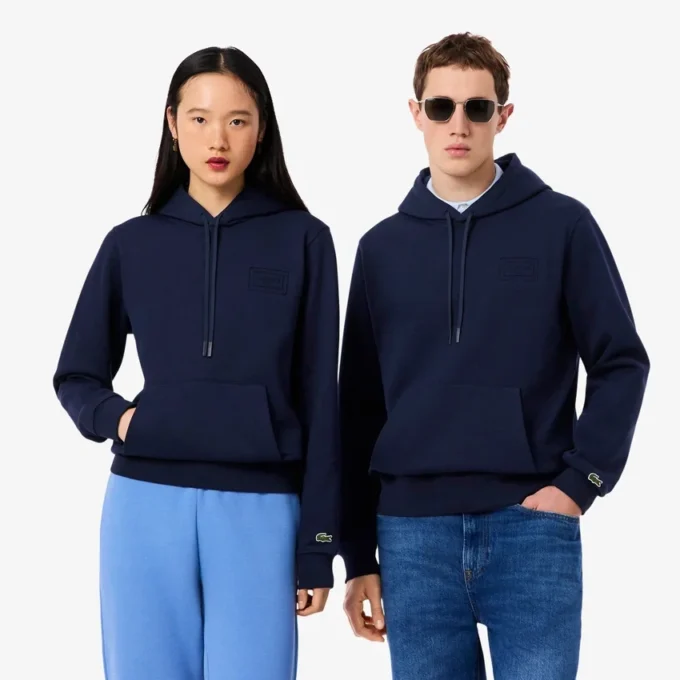 Hoodie mit geprägtem Logo Hoodie mit geprägtem Logo