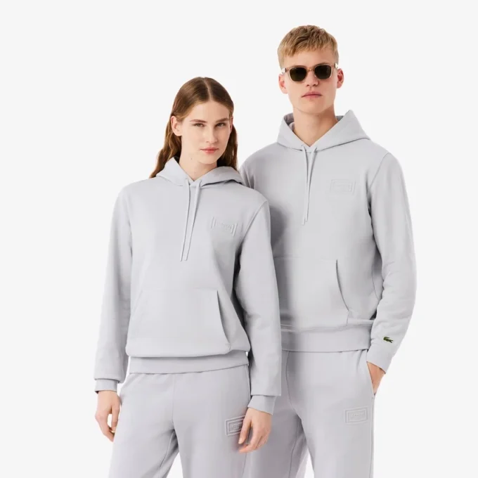 Hoodie mit geprägtem Logo Hoodie mit geprägtem Logo