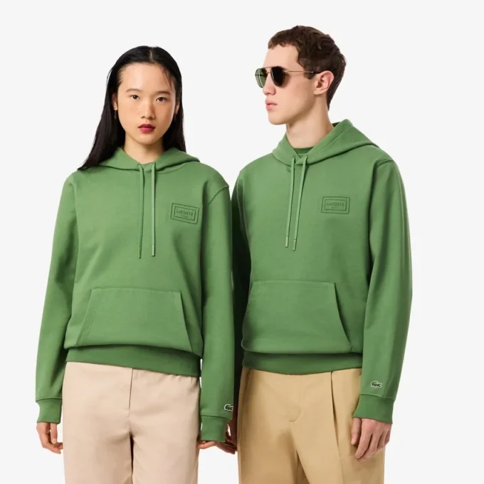 Hoodie mit geprägtem Logo Hoodie mit geprägtem Logo