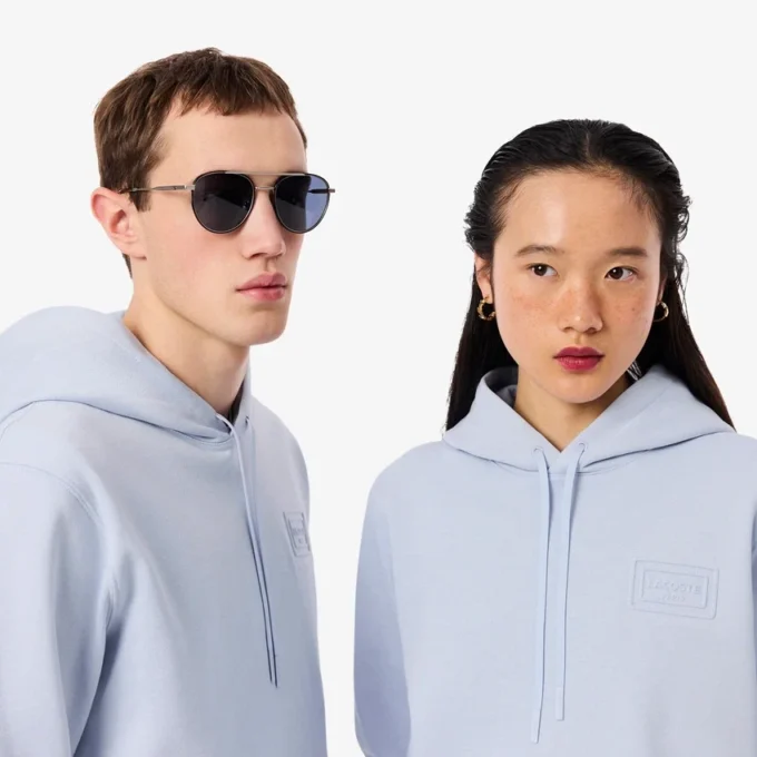 Hoodie mit geprägtem Logo Hoodie mit geprägtem Logo