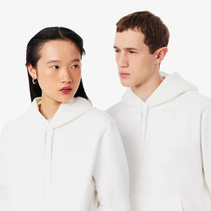 Hoodie mit geprägtem Logo Hoodie mit geprägtem Logo