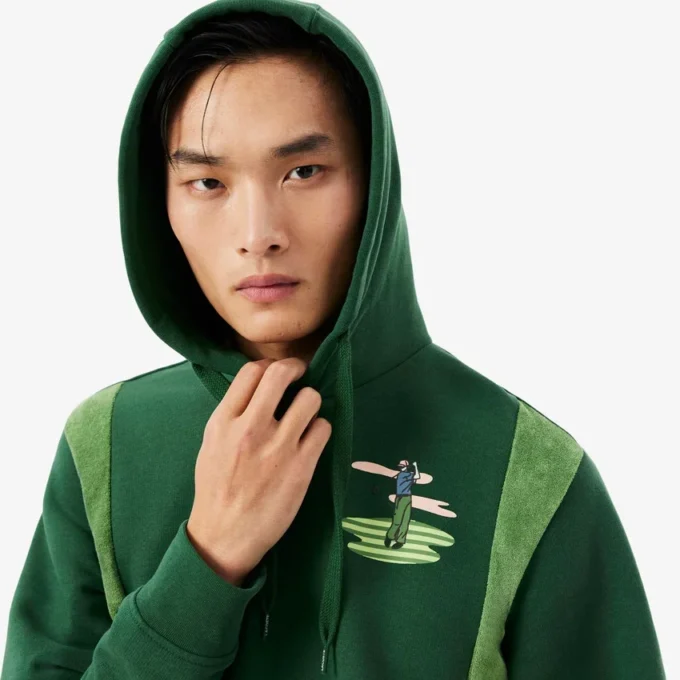 Hoodie mit Golf-Print Hoodie mit Golf-Print