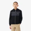 Hoodie mit Reißverschluss und Farbblock-Design Hoodie mit Reißverschluss und Farbblock-Design