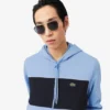 Hoodie mit Reißverschluss und Farbblock-Design Hoodie mit Reißverschluss und Farbblock-Design