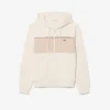 Hoodie mit Reißverschluss und Farbblock-Design Hoodie mit Reißverschluss und Farbblock-Design