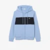 Hoodie mit Reißverschluss und Farbblock-Design Hoodie mit Reißverschluss und Farbblock-Design