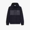 Hoodie mit Reißverschluss und Farbblock-Design Hoodie mit Reißverschluss und Farbblock-Design