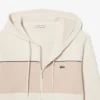 Hoodie mit Reißverschluss und Farbblock-Design Hoodie mit Reißverschluss und Farbblock-Design