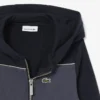 Hoodie mit Reißverschluss und Farbblock-Design Hoodie mit Reißverschluss und Farbblock-Design