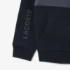 Hoodie mit Reißverschluss und Farbblock-Design Hoodie mit Reißverschluss und Farbblock-Design