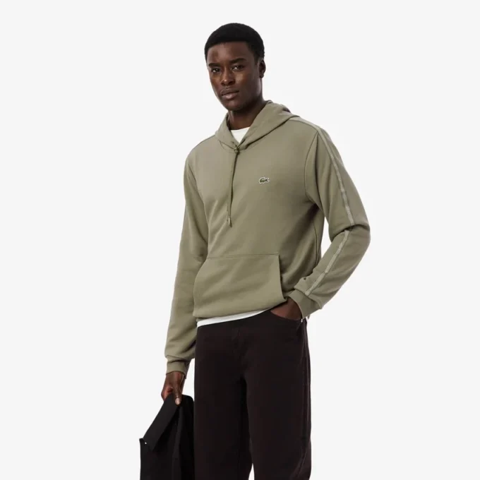 Hoodie mit Reißverschluss und Logo-Streifen Hoodie mit Reißverschluss und Logo-Streifen