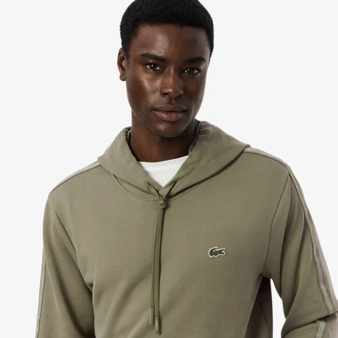 Hoodie mit Reißverschluss und Logo-Streifen Hoodie mit Reißverschluss und Logo-Streifen