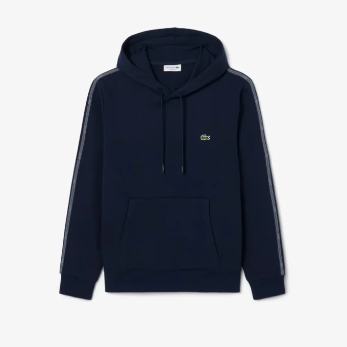 Hoodie mit Reißverschluss und Logo-Streifen Hoodie mit Reißverschluss und Logo-Streifen