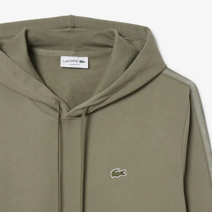 Hoodie mit Reißverschluss und Logo-Streifen Hoodie mit Reißverschluss und Logo-Streifen